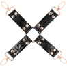 Begme - Black Edition Cravate En Cuir Vegan